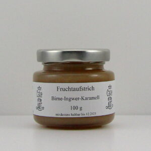 Fruchtaufstrich Birne-Ingwer-Karamell